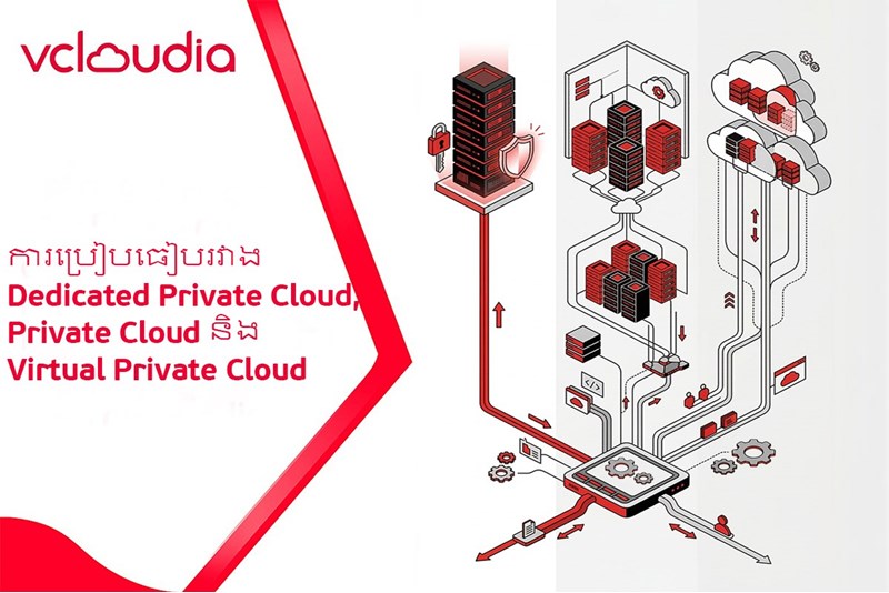 ការប្រៀបធៀបរវាង Dedicated Private Cloud, Private Cloud និង Virtual Private Cloud