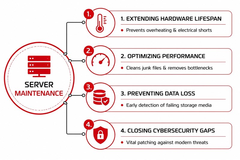 Detailed Physical Server Maintenance Checklist for Administrators