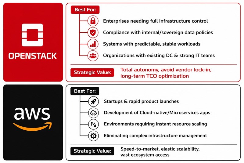 OpenStack vs AWS Comparison