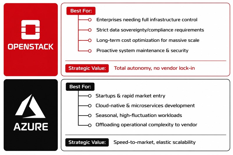 OpenStack vs. Azure Comparison