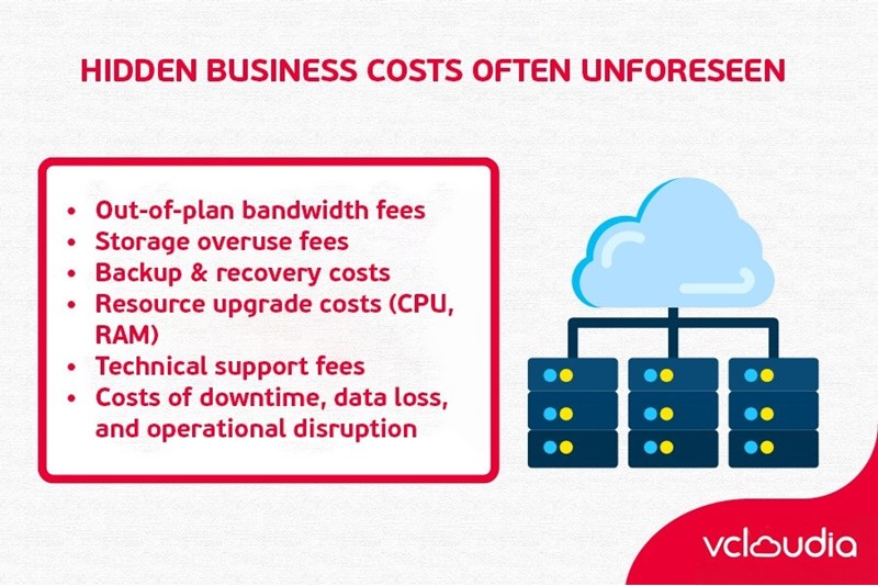 Types of hidden costs businesses often do not anticipate