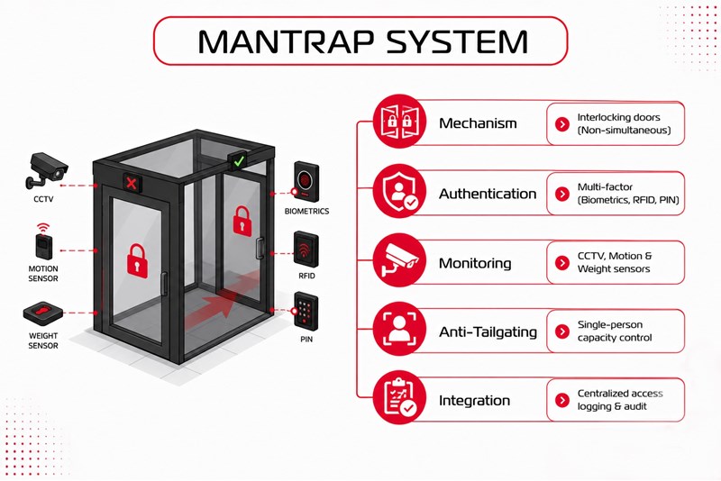 Popular Types of Mantraps in Data Centers