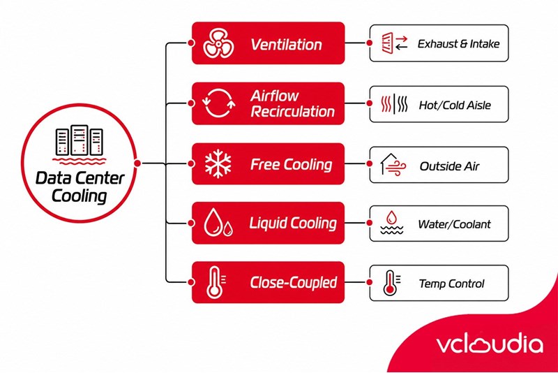 How data center cooling systems work