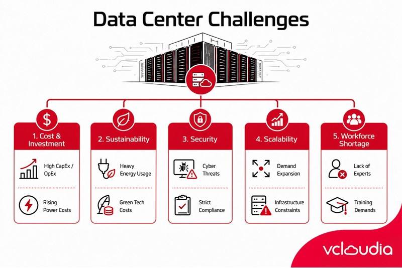 Major Challenges of the Data Center Market