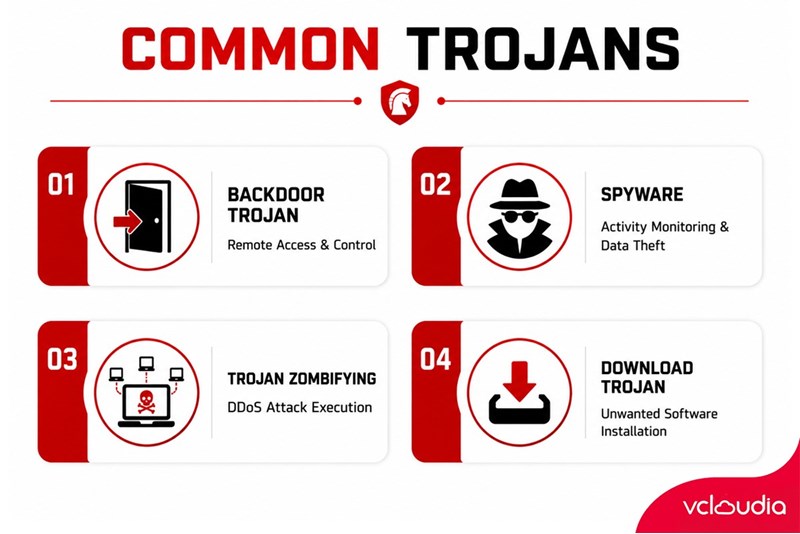 Common types of Trojans