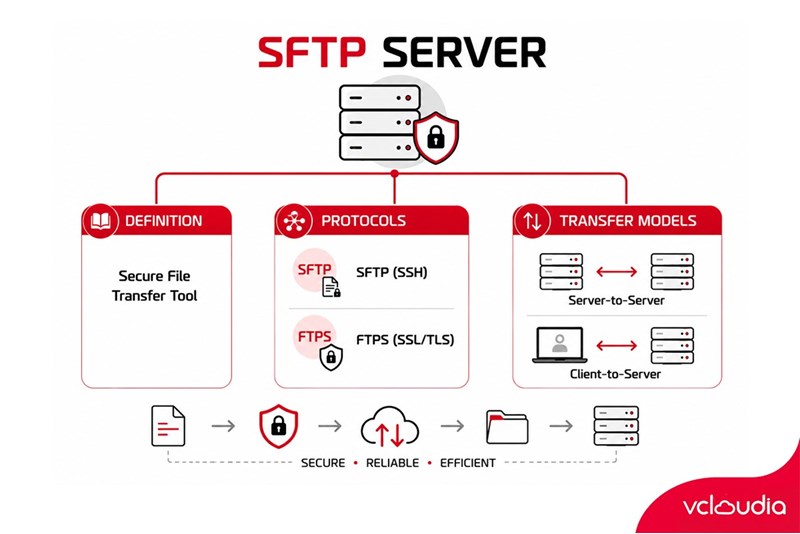  what is the role of an SFTP Server?
