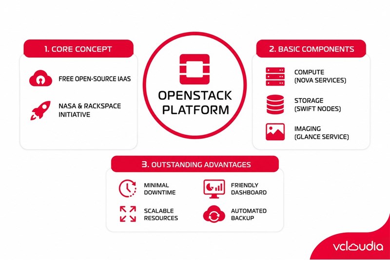 Basic components within the OpenStack platform